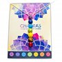 WICCSTAR Argent 925 plaqué 7 Pierres Chakras Collier Pierre d'Energie Precieuse Reiki