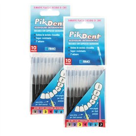 Brossettes interdentaires Pikdent - Noyau en acier revêtu et poils en Tynex - Taille 7 Noir 1