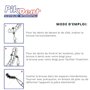 Brossettes interdentaires Pikdent - Noyau en acier revêtu et poils en Tynex - Taille 7 Noir 1,2 Mm Conique - 20 Brossettes