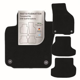 MAT10 – Tapis de Sol pour VW Golf 6 Cabrio (modèles 06/2011-03/2016