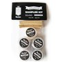 Bacher Composés de Polissage Set - Pâte à Polir pour Strop Cuir - Stropping Kit 4x Composé de Polissage et Baume