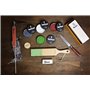 Bacher Composés de Polissage Set - Pâte à Polir pour Strop Cuir - Stropping Kit 4x Composé de Polissage et Baume