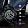 L LAVAREDO Montre numérique pour Homme – Montre de Sport Militaire étanche avec chronographe et rétroéclairage LED pour Homme, 0