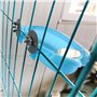 Baignoire Perroquet,Baignoire pour Perroquet avec Miroir pour Animal Domestique Accessoires de Cage pour Oiseau Miroir de Bain B