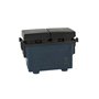 SANDASDON SD91002 Bouton poussoir double poussoir 1P + 1P 16 A Noir Interrupteur Compatible Vimar Arke