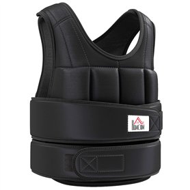 Homcom Outsunny Gilet de musculation réglable pour homme ou femme avec 36 sacs de poids faciles à utiliser pour le cardio course