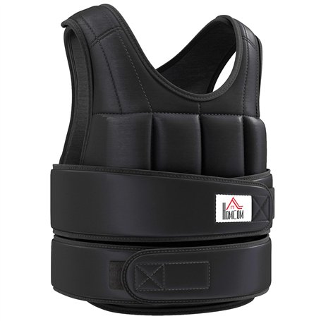 Homcom Outsunny Gilet de musculation réglable pour homme ou femme avec 36 sacs de poids faciles à utiliser pour le cardio course