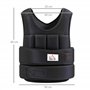Homcom Outsunny Gilet de musculation réglable pour homme ou femme avec 36 sacs de poids faciles à utiliser pour le cardio course