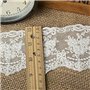 Garniture de dentelle inélastique pour broderie de motif de Net Crown Europe de 8CM de largeur, vêtements / accessoires Bridal D