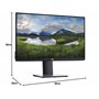 DELL P2421DC - Écran LED - 23.8" (23.8" visualisable) - 2560 x 1440 QHD - IPS - 300 CD/m² - 1000:1-5 ms - HDMI, 2xDisplayPort - 