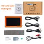 Caméra analogique AHD 720P/1080P/3mp/4mp/5mp/8MP AHD, TVI, CVI et CVBS, moniteur vidéo de sécurité avec écran LCD 4,3 pouces DC1
