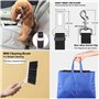 Satisby Housses Protection Chien Voiture, 54" W x 47" L Housse de Siège D'auto pour Chien, pour La Plupart des Voitures,Antidéra