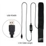 KIWIFOTOS USB Chauffe-Objectif Bande chauffante pour lentille avec régulateur de température pour Objectif d'appareil Photo Univ