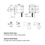 Diyeeni Moteur Pas à Pas 42BYGH34, Moteur Pas à Pas Bipolaire 4 Fils 12V 1.3A 0.30Nm avec câble de Connexion, Angle de Pas de 1,