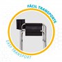 AKTIVE Director Folding Chair 56 x 45 x 81 cm, Noir