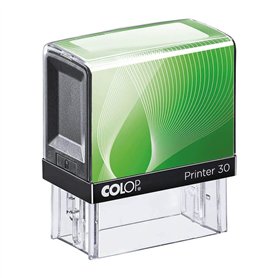Tampon Colop Printer 30 Blanc Bleu