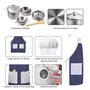 EFO SHM Accessoire Cuisine Enfant, Chef Jeu de rôle avec, Cuisson pour Enfants Accessoires de Cuisine et Costume Habiller, Enfan