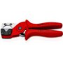 KNIPEX Coupe-tube pour tuyaux multicouche et pneumatiques en plastique renforcé de fibres de verre 4 - 20 mm (carte LS/blister) 