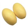 Fenteer 2 Pièces Ancre De Kayak Flotteur Corde Bouée Lancer Ligne Accessoires Flottants Couleur Jaune - 9,5x6,2 cm