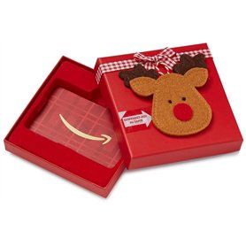Carte cadeau Amazon.fr - Dans un coffret Renne de Noël