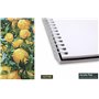 ARTME Lot de 2 blocs de papier acrylique A4 paysage x 12 feuilles/400 g/m² extra lourd/pressé à froid/sans acide, papier acryliq
