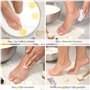 Health Press® Pierre Ponce Soin des Pieds – Lot de 2 – Éliminateur de Callosités Rugueux pour Mains et Pieds – Pierre de Lave Na