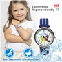 Kiddus Montre Bracelet Éducative pour Enfants, garçon. Time Teacher Analogique avec Exercices. Mécanisme en Quartz Japonais. Fac