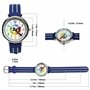 Kiddus Montre Bracelet Éducative pour Enfants, garçon. Time Teacher Analogique avec Exercices. Mécanisme en Quartz Japonais. Fac