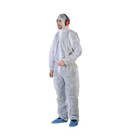 Materiel-pro combinaison de protection Taille XL jetable Combinaison à capuche combinaison de protection médical hygiène