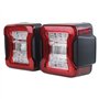 SXMA Feux arrière à LED Les Plus récents pour Feux de recul pour Feux de Position arrière Wrangler JK 07-17 (Euro Version)