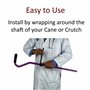 Crutcheze Lot de 3 supports de canne – Maintient les cannes à portée de main – Support de canne – Béquilles et accessoires de ca