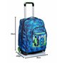 Seven Sac à Dos à Roulettes, Crew, Sac à Livres à Roulettes, 2 En 1, Sac à Dos + Trolley, Filles et Garçons, pour L'École, le Sp