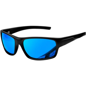 KANASTAL Lunettes de Soleil Sport Polarisées Homme Femme Enveloppantes Rectangulaires Ultra-Légères UV400