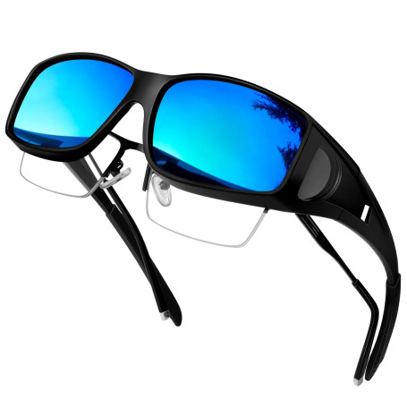 KANASTAL Surlunettes de Soleil Polarisées pour Homme et Femme, Lunettes de Soleil UV400 pour Cyclisme Tennis Vélo Moto