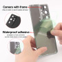 YHX-OU Noir Couvercle de Batterie pour Samsung Galaxy S21 Ultra 5G Coque arrière de Batterie de Rechange, Cache Batterie avec Le