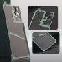 YHX-OU Noir Couvercle de Batterie pour Samsung Galaxy S21 Ultra 5G Coque arrière de Batterie de Rechange, Cache Batterie avec Le