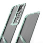YHX-OU Noir Couvercle de Batterie pour Samsung Galaxy S21 Ultra 5G Coque arrière de Batterie de Rechange, Cache Batterie avec Le