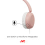 JVC HA-S31M casque et micro Binaural Bandeau Rose - Casques et micros (Avec fil, Bandeau, Binaural, Supra-aural, 10 - 26000 Hz, 