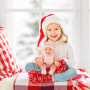 eDollable Ensemble de Jouets pour poupées et Accessoires de 30 cm Comprenant biberon, Couverture Douce, Sucette et vêtements Amo