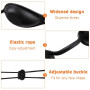 QHFlashbuy Lunettes Bronzage,4 Pièces Lunettes de Sécurité Solarium,Luminothérapie Solariums et Lampes UV Convient à la Clinique