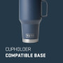 YETI Rambler Travel Mug, Stainless Steel Vacuum Insulated Mug with Stronghold Lid, Navy, 30 oz (887 ml)