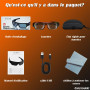 Chujianxi Lunettes avec Caméra 4K, 2025 Nouvelles Lunettes Camera de Sport pour l'extérieur, Lunettes de Soleil Vidéo avec Prote