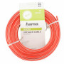 Hama Câble Enceinte HiFi (Cable pour enceinte, 10m, Câble Audio pour Enceinte, Câble HP de Haut Parleur en Cuivre pour Hifi et H