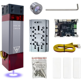 Kit module laser amélioré de puissance optique 10W avec assistance pneumatique et protection oculaire magnétique ensemble, 80W t