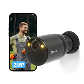 EZVIZ BC1C Caméra Surveillance WiFi Extérieure sans Fil 1080P, Autonomie de 210j, Camera avec Batteries 7800mAh, Détection de Pe