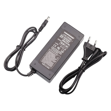 NREMPEROR 58,7V Chargeur 58,8V de vélo électrique 1,5A, Batterie au Lithium 52V 50,4V XLRM 3 Broches 14 série 51,8 V 58,7 V 20 A