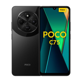 POCO C75 8GB 256GB Noir, Smartphone Android, 2.0GHz, écran de 6.88", Double caméra AI de 50MP, Batterie de 5160mAH(Version Franç