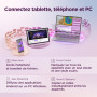 Lenovo Idea Tab Pro - Tablette Tactile, IA intégrée 12.7'' 3K, 144Hz (MediaTek Dimensity 8300, 8Coeurs, RAM 8Go, UFS 4.0 128Go, 