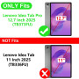 Vakarey pour Lenovo Idea Tab Pro Coque avec Portestylo,Ultra Mince Intelligent Housse Étui pour Lenovo Tab Pro 12.7 Pouces 2025,