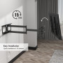 BONTEC Support Mural TV à Extra Longue Portée 1040 mm pour Écrans Plats/Incurvés LCD/LED/OLED de 32 à 75 Pouces jusqu'à 60 kg, S